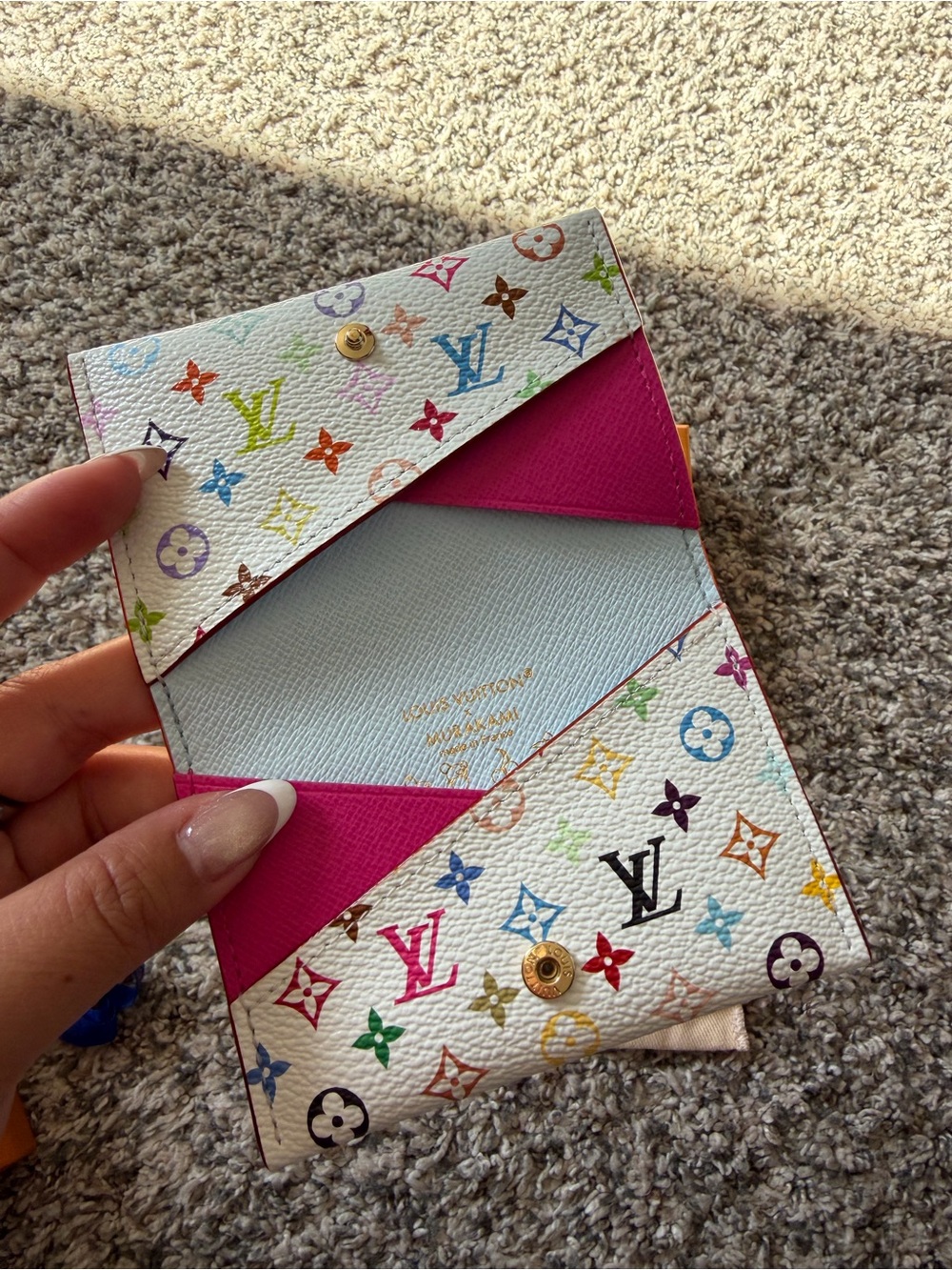 LV x TM Monogram Multicolor Slim Card Holder